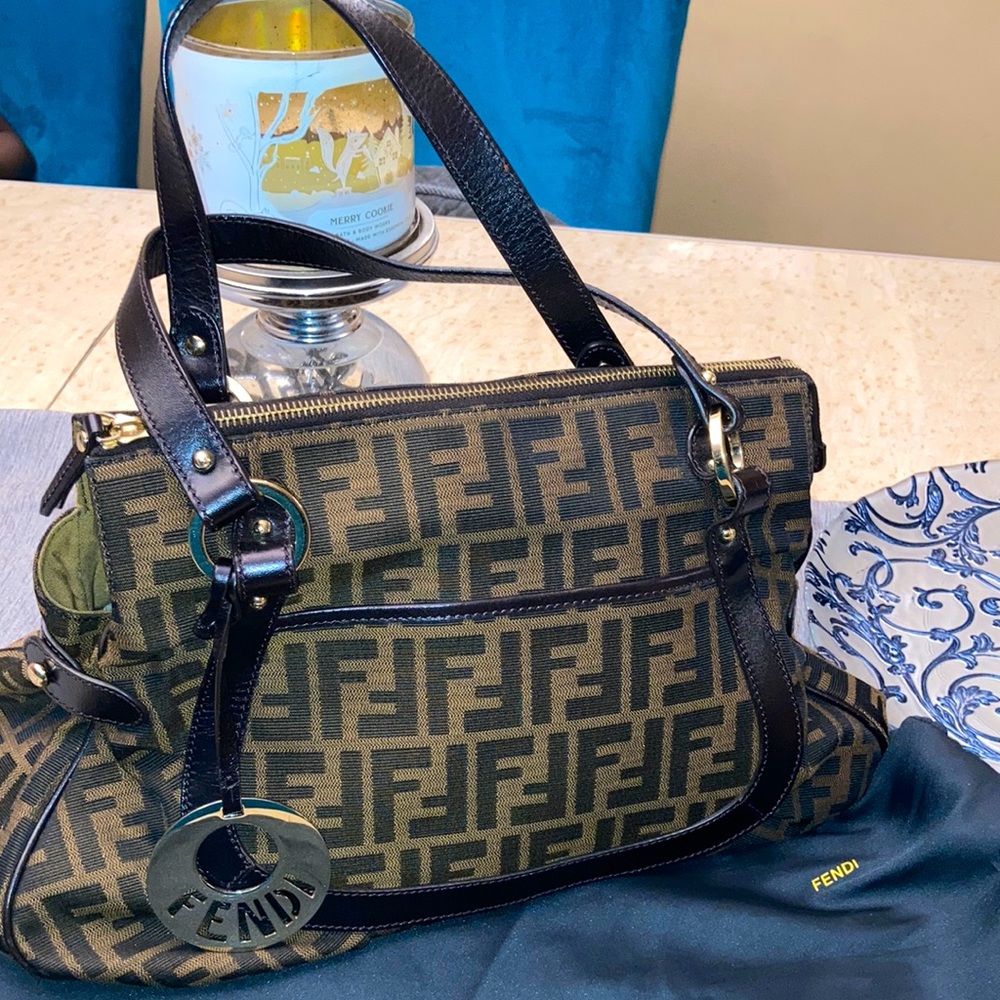 FENDI~Authentic Zucca Chef bag